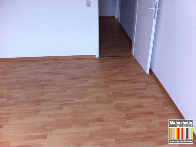 Laminatverlegung - Buche 3-Stab belebt